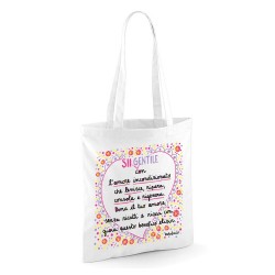 Sii gentile con l'amore incondizionato | Borsa shopper in cotone