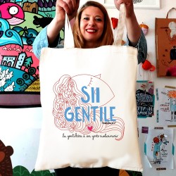 Sii gentile con i tuoi sogni | Borsa shopper in cotone