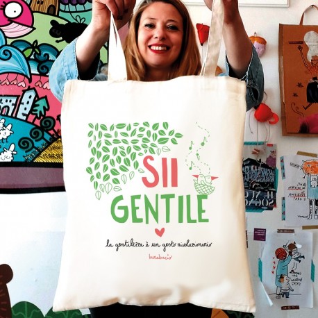 Sii gentile con i parchi pubblici | Borsa shopper in cotone