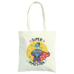 Super Maestra Logo | Shopper personalizzata