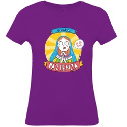 Santa Pazienza| T-shirt viola