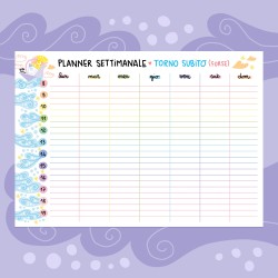 Torno subito | Weekly planner